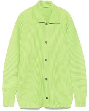 Homme Plissé Issey Miyake Mc March Shirt Jacket - Green