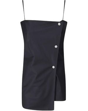 Thelatest Dalla Press-Stud Top - Blue