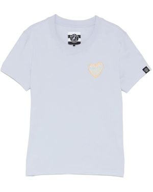 SPORT b. by agnès b. Logo-Embroidered T-Shirt - Blue