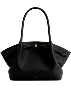 JW PEI Hana Contrast-Stitch Tote Bag - Black
