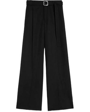 Jil Sander ウールパンツ - ブラック