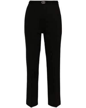 Twinset Oval T Creased Trousers - Black
