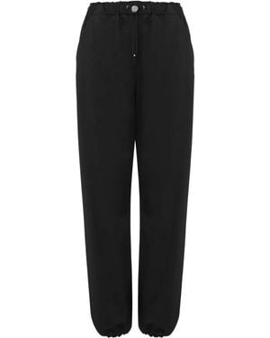 Moschino Elasticated-Ankles Track Trousers - Black