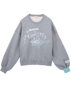 Tsumori Chisato Fleece-Texture Jumper - Grey