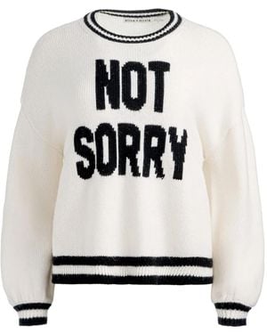 Alice + Olivia Ogden Not Sorry Pullover - Weiß