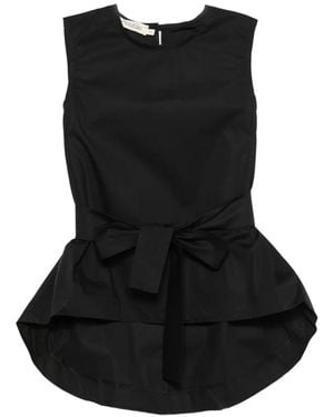 MOUTAKI Sleeveless Blouse - Black