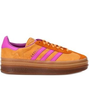 adidas Originals Three-Stripe Platform Sneakers - Red