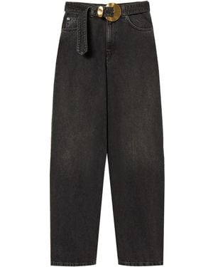 Twinset Buckle-Fastening Jeans - Black