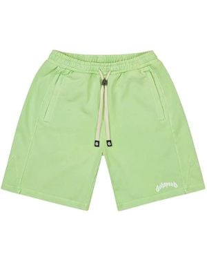Godspeed Vital Logo-Print Shorts - Green