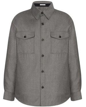 The Row Chest-Pocket Shirt - Gray