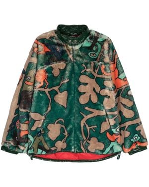 Walter Van Beirendonck Sun Jacke mit Print - Grün