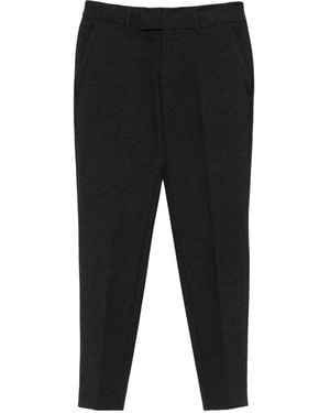 Karl Lagerfeld Side-Pockets Textured Trousers - Black