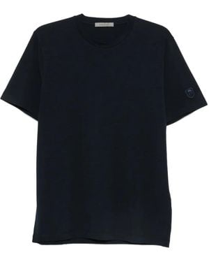 Corneliani T-Shirt Met Logopatch - Zwart