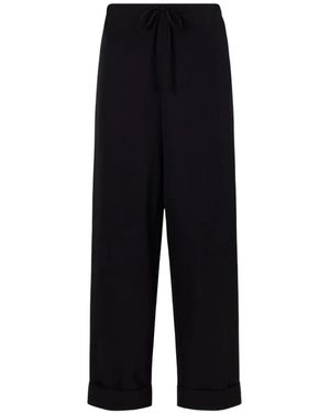 The Row Delano Broek Met Trekkoordtaille - Zwart
