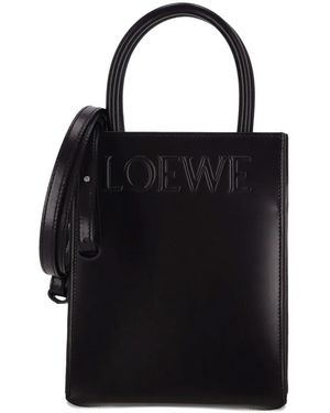 Loewe Logo-embossed tote bag - Schwarz