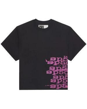 Sp5der Stacked Short-Sleeve T-Shirt - Blue