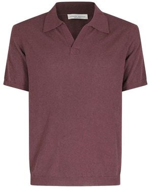 Roberto Collina V-Neck T-Shirt - Purple