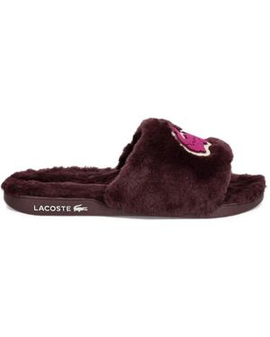 Lacoste Serve Pantoletten Dualiste - Lila