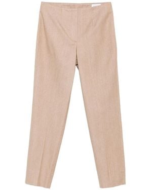 MARGON METAMORFOSI Cropped Trousers - Natural