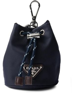 Prada Speedrock Re-Nylon Sleutelhanger - Blauw
