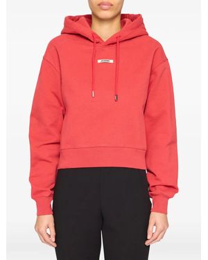Jacquemus Gros Grain Hoodie - Red