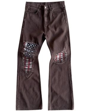 Bravest Studios Liberty Flared Jeans - Grey