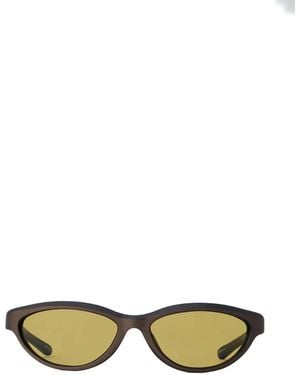 Jacquemus Curvo Oval-Frame Sunglasses - Green