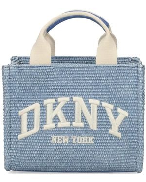 DKNY Small Logo Tote Bag - Blue