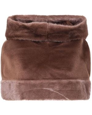 By Malene Birger Marta Wool Cape - Brown