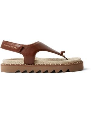 Stella McCartney Gaia Thong Flat Sandals - Brown