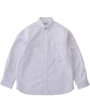 Gramicci Camisa a rayas de algodón - Morado