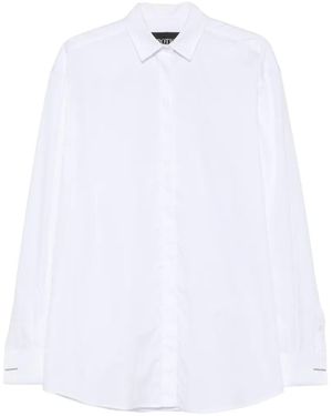 Dondup Chemise À Boutonnière Dissimulée - Blanc