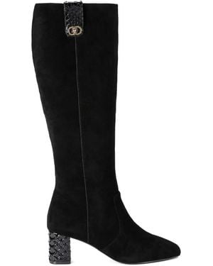 Kurt Geiger 55Mm Chelsea Block-Heel Boots - Black