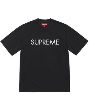 Supreme Capital T-Shirt - Black