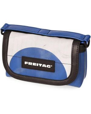Freitag Small F142 Heinz Logo-Patch Foldover Belt Bag - Blue