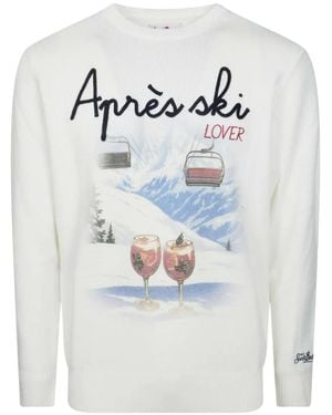 MC2 Saint Barth Heron Graphic-Print Sweater - White