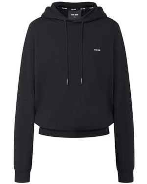 TEAM WANG design Logo-Detail Hoodie - Blue