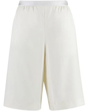 Agnona Shorts aus Wolle - Weiß