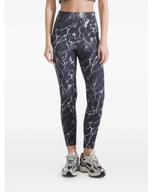 Deha Printed Leggings - Blue