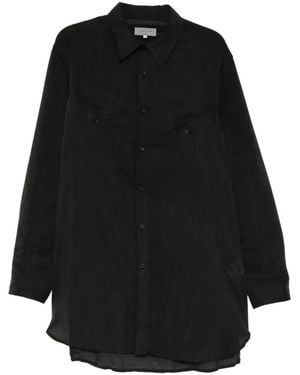 Yohji Yamamoto Partially Padded Jacket - Black