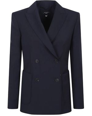 Weekend by Maxmara Blazer Met Dubbele Rij Knopen - Blauw