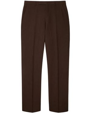 Paul Smith Pantalon En Lin - Brown
