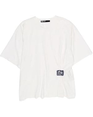 Bimba Y Lola Logo-Label T-Shirt - White