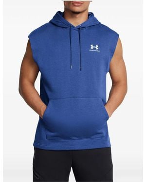 Under Armour Icon Fleece Sleeveless Hoodie - Blue