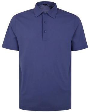 Herno Polo À Boutonnière - Bleu