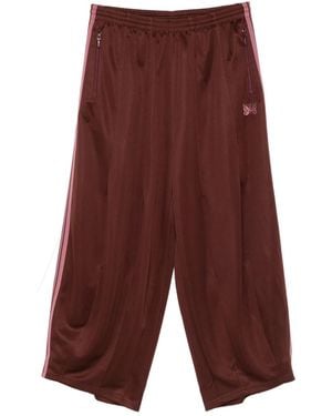 Needles Stripe Zip Pants - Purple