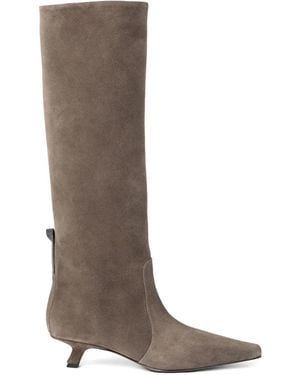Brunello Cucinelli スエード ブーツ - ブラウン