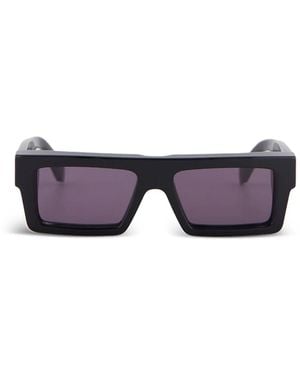 Off-White c/o Virgil Abloh Rectangular Logo Sunglasses - Purple