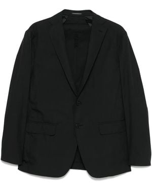 Low Brand Peak-Lapel Blazer - Black