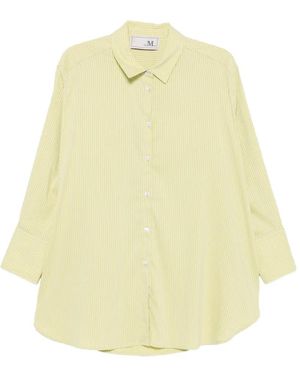 THE M.. Peonia Striped Shirt - Yellow
